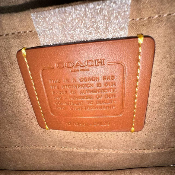 Coach Klare Crossbody Bag In Signature Canvas/Silver/Hay CAL29 NWT - Picture 7 of 10